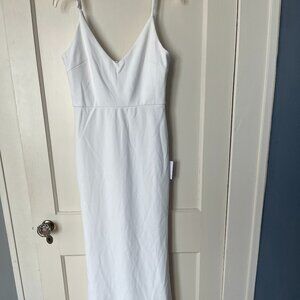 NWT Lulus White Evening/Wedding/Prom Gown Long Lined Dress